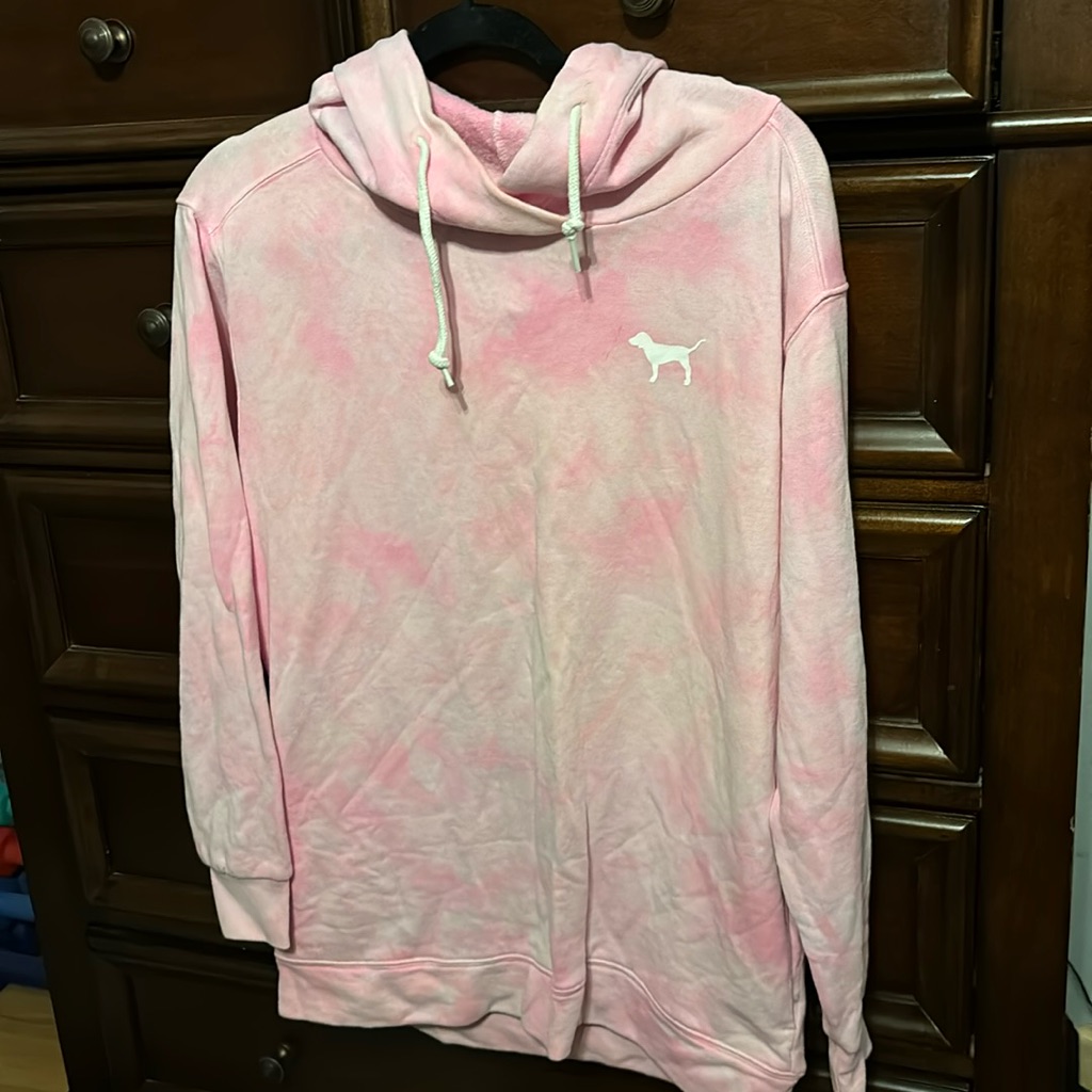 Victoria’s Secret Pink Tie-Dye Oversized Hoodie